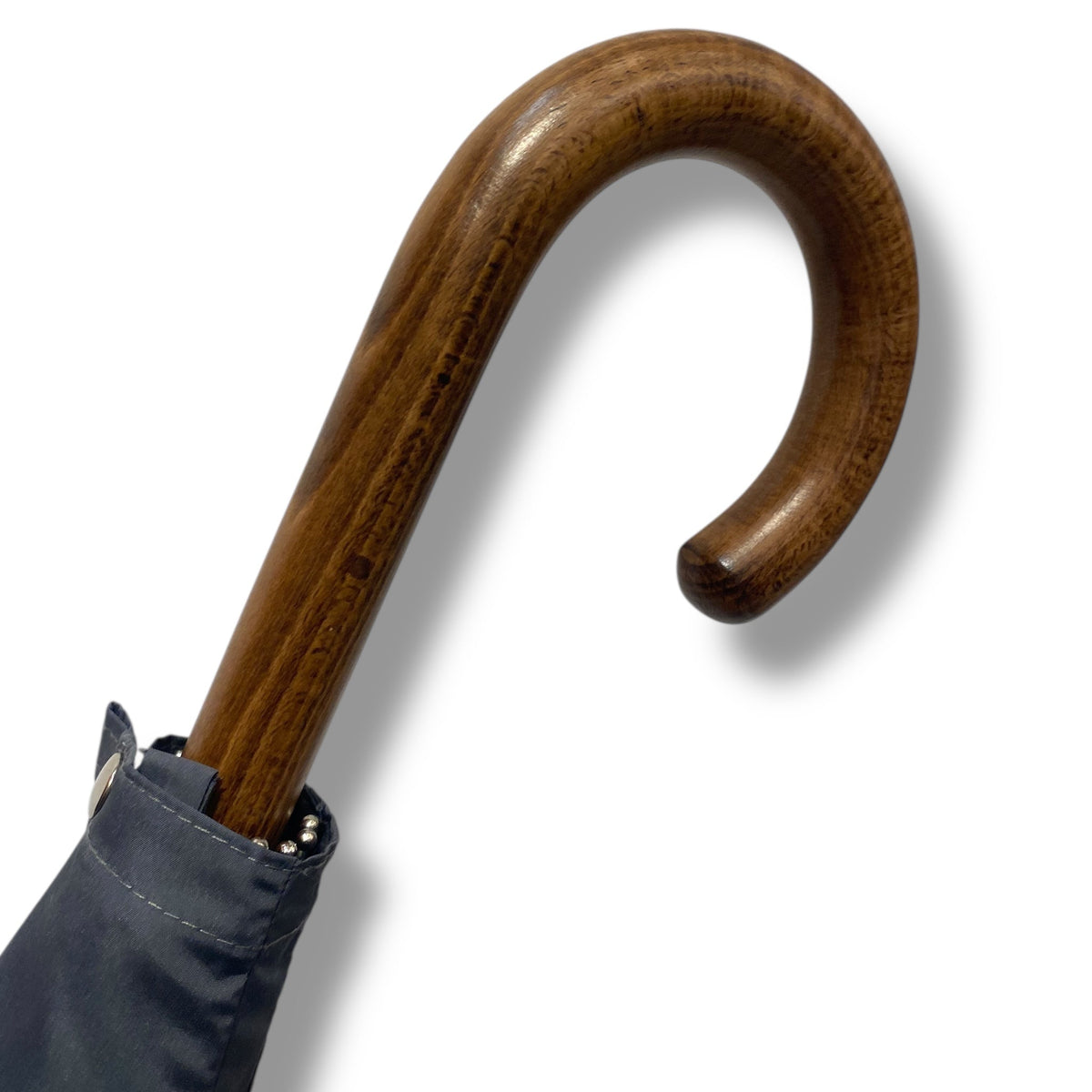 Ombrello Bastone intero in legno di Melo 10 Stecche - Lavorazione artigiamnale Ombrelli Domizio dal 1989 - Pelletteria Domizio