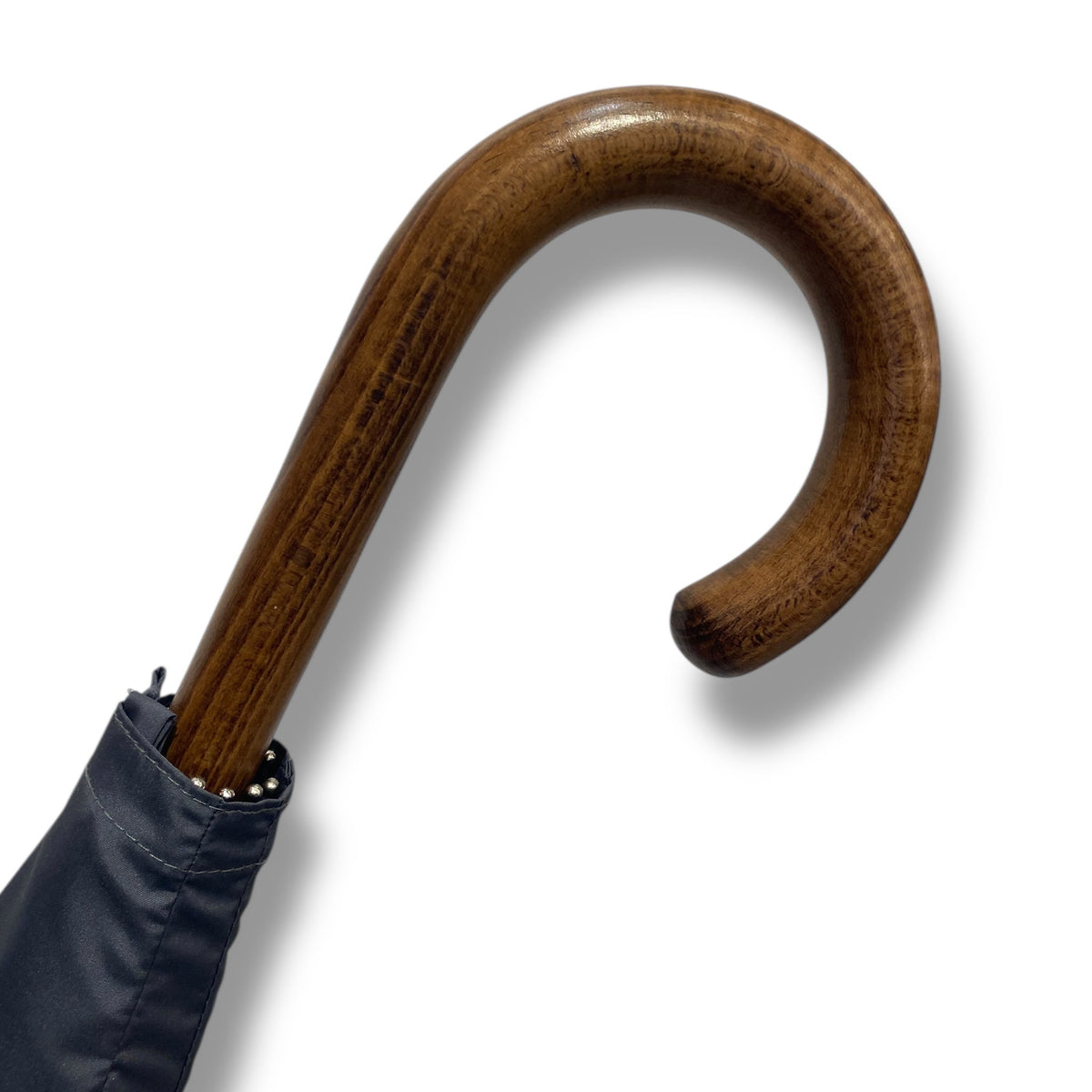 Ombrello Bastone intero in legno di Melo 10 Stecche - Lavorazione artigiamnale Ombrelli Domizio dal 1989 - Pelletteria Domizio