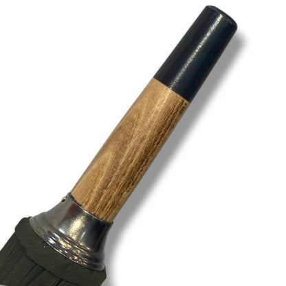 Ombrello Bastone intero in legno di Melo 10 Stecche - Lavorazione artigiamnale Ombrelli Domizio dal 1989 - Pelletteria Domizio