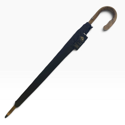 Ombrello Bastone intero in legno di Ulivo 10 Stecche - Lavorazione artigiamnale Ombrelli Domizio dal 1989 - Pelletteria Domizio