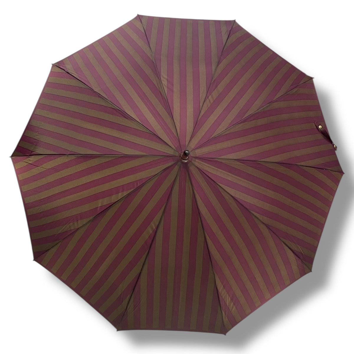 Ombrello classico manico in Canna di Malacca 10 Stecche tessuto Nylon - Pelletteria Domizio