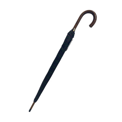 Ombrello classico manico in Canna di Malacca 10 Stecche tessuto Nylon lavorazione artigianale Ombrelli Domizio dal 1989 Made in Italy - Pelletteria Domizio
