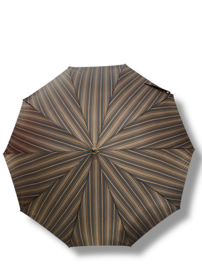 Ombrello classico manico in Canna di Malacca tessuto Nylon - Pelletteria Domizio