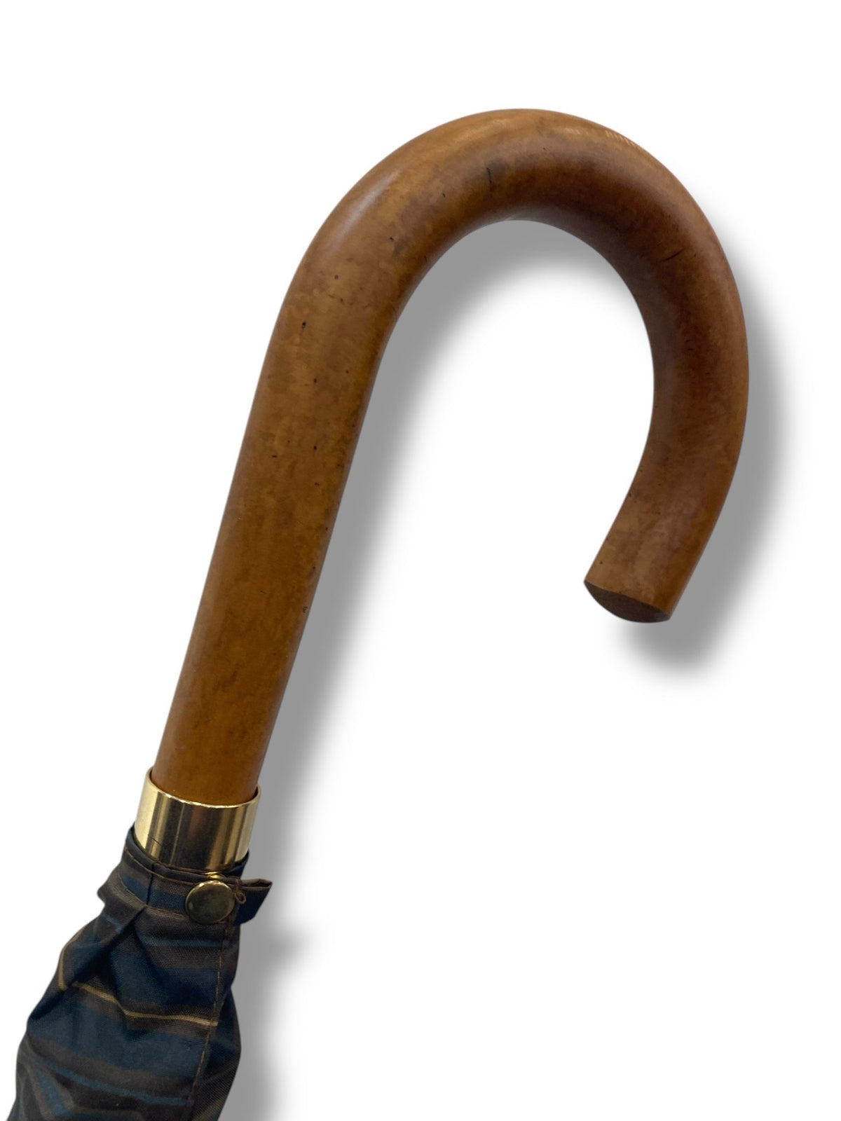 Ombrello classico manico in Canna di Malacca tessuto Nylon - Pelletteria Domizio