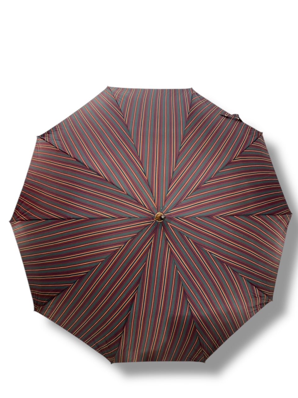 Ombrello classico manico in Canna di Malacca tessuto Nylon - Pelletteria Domizio