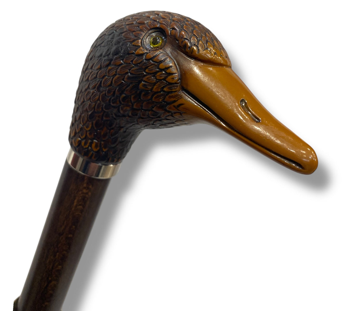 Ombrello Classico manico in vetroresina effetto legno Oca Lavorazione artigianale Ombrelli Domizio dal 1989 Made in Italy - Pelletteria Domizio