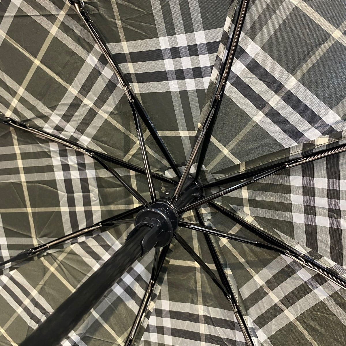 Ombrello pieghevole antivento struttura acciaio e fibra Automatic open and close - Pelletteria Domizio