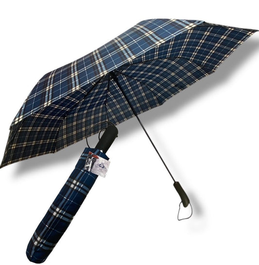 Ombrello pieghevole Magnum il gigante della pioggia apri e chiudi automatico Antivento Diametro 115 cm - Pelletteria Domizio