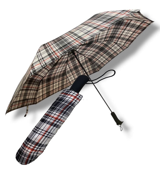 Ombrello pieghevole Magnum il gigante della pioggia apri e chiudi automatico Antivento Diametro 115 cm - Pelletteria Domizio
