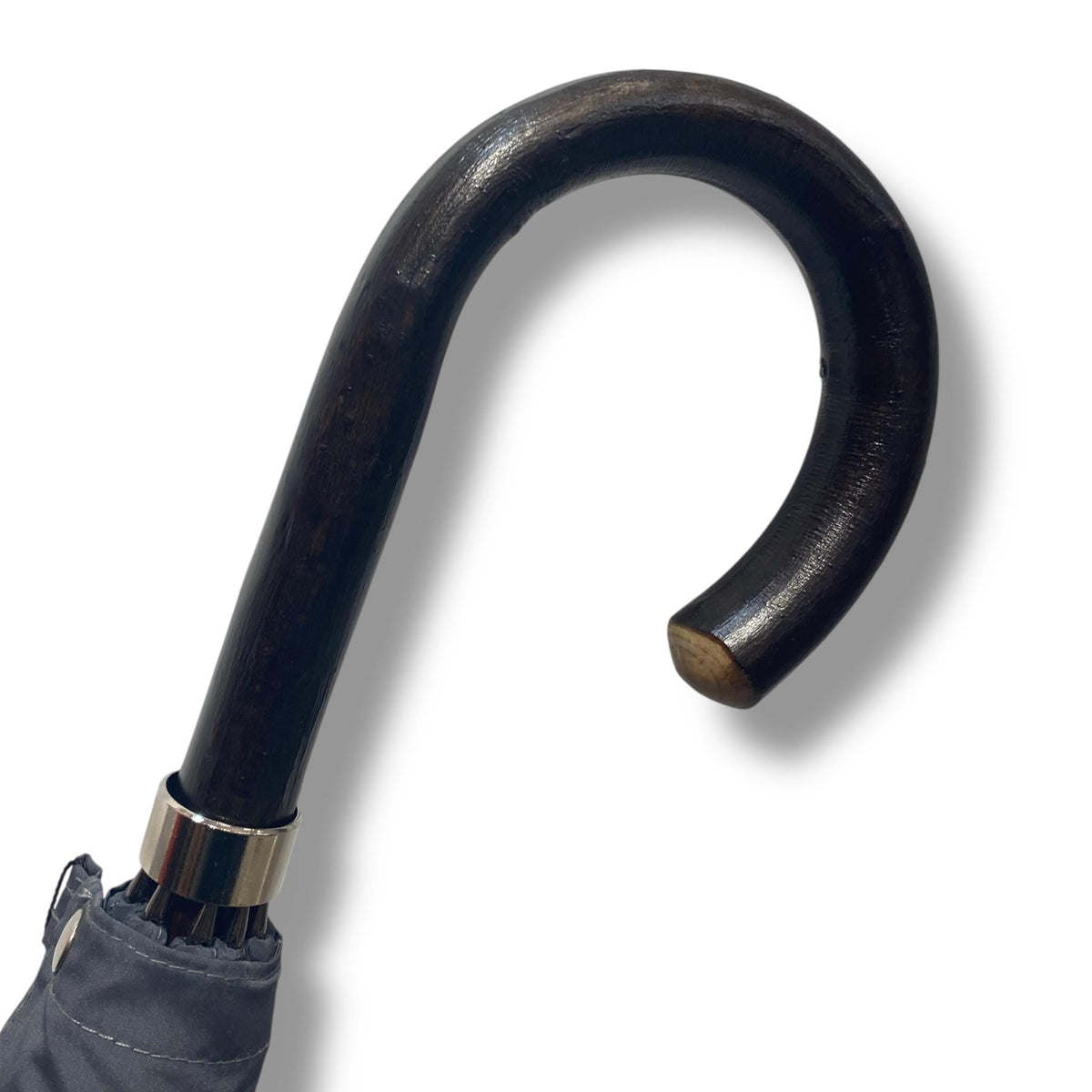 Ombrello uomo Classico manico in legno di Castagno 10 stecche fibra di carbonio - Pelletteria Domizio