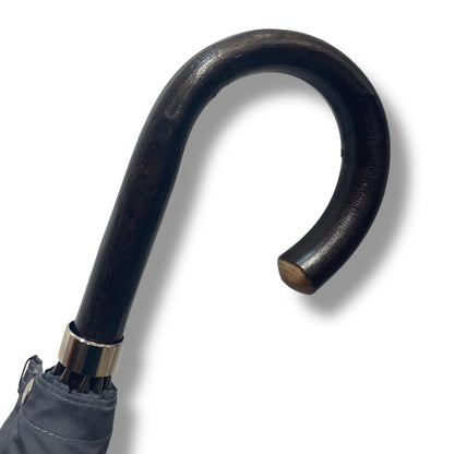Ombrello uomo Classico manico in legno di Castagno 10 stecche fibra di carbonio - Pelletteria Domizio