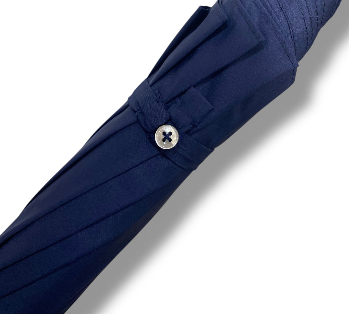 Ombrello uomo Classico manico in legno di Frassino 10 stecche coloreBlu Lavorazione Artigianale Ombrelli Domizio Made in Italy - Pelletteria Domizio