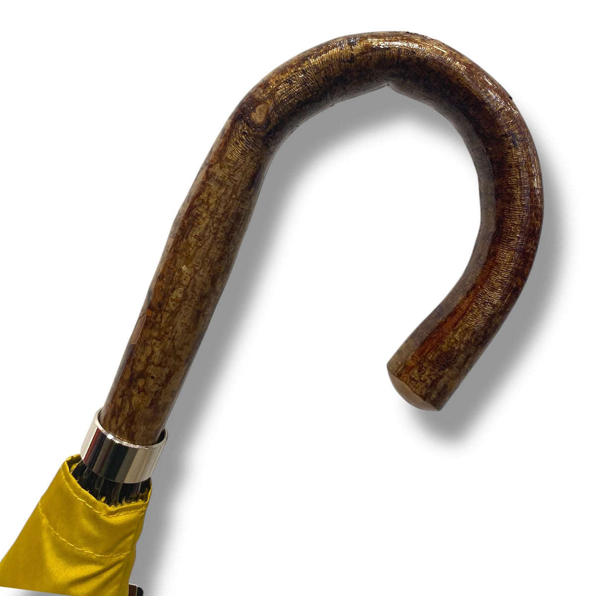 Ombrello uomo Classico manico in legno di Nocciolo 10 stecche fibra di carbonio - Pelletteria Domizio