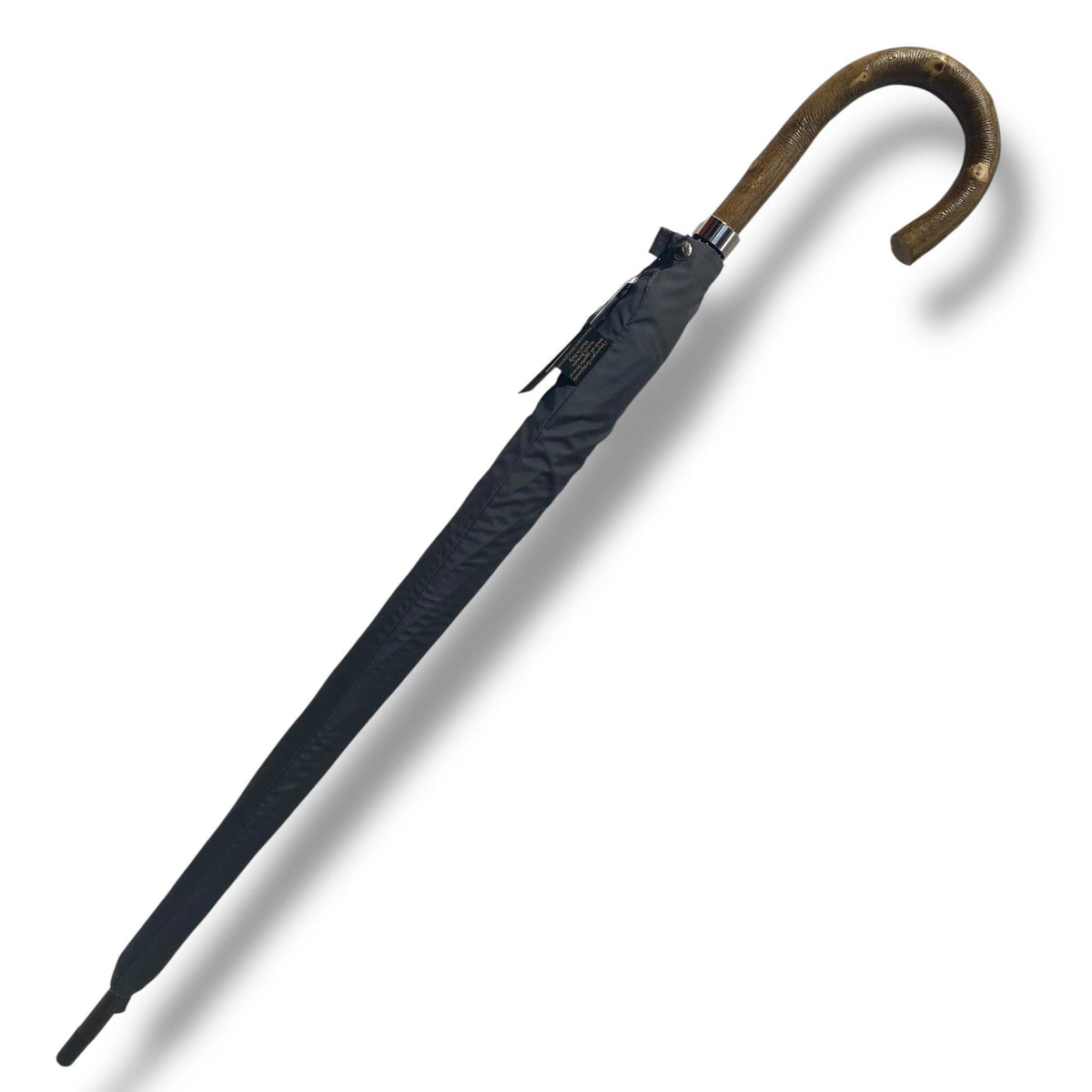 Ombrello uomo Classico manico in legno di Ulivo 10 stecche fibra di carbonio Lavorazione Artigianale Ombrelli Domizio Made in Italy - Pelletteria Domizio
