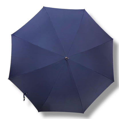 Ombrello uomo classico modello Spillo con manopola in 100% Pelle - Pelletteria Domizio