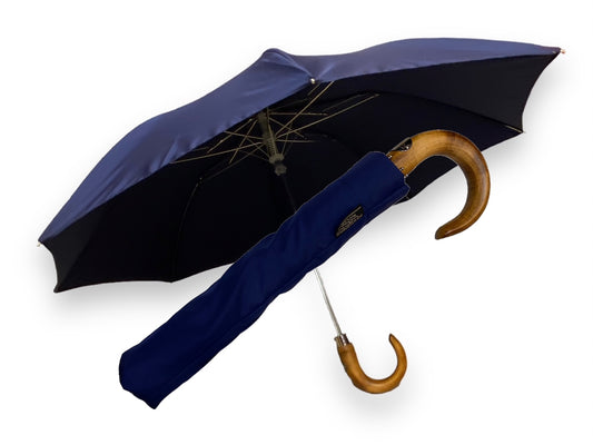 Automatic telescopic umbrella, steel structure, craftsmanship Domizio umbrellas since 1989 Made in Italy