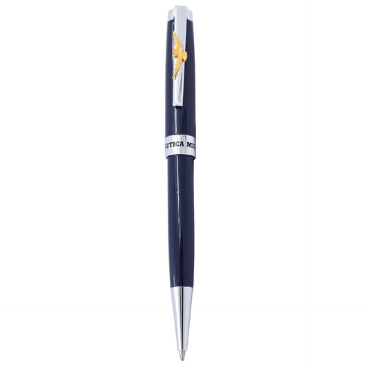 PENNA A SFERA BLU NAVY IN METALLO AERONAUTICA MILITARE IN ASTUCCIO RIGIDO AM0820 - Pelletteria Domizio