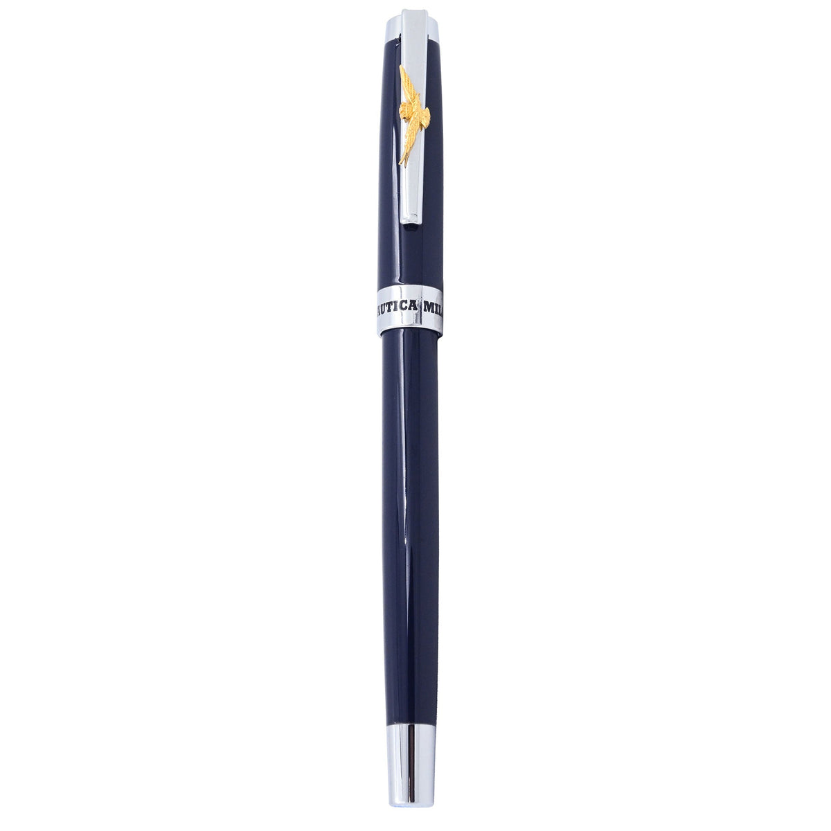 PENNA ROLLER BLU NAVY IN METALLO AERONAUTICA MILITARE IN ASTUCCIO RIGIDO art. AM0821 - Pelletteria Domizio