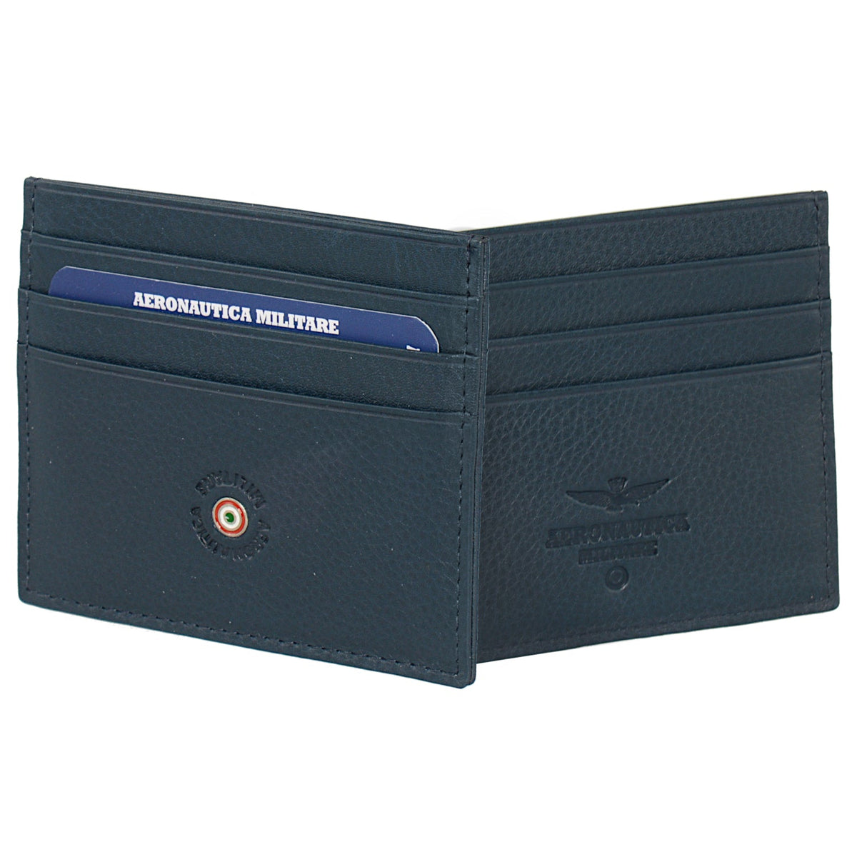 Portacarte di credito in pelle linea plate AM 136 - Pelletteria Domizio