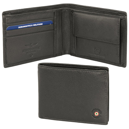 Portafogli in pelle con portaspicci e porta carte di credito AM 132 - Pelletteria Domizio