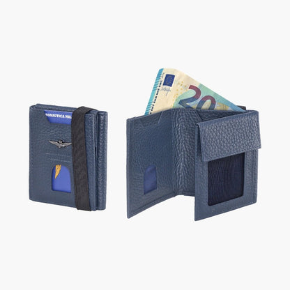 Portafoglio tascabile con porta carte di credito pelle Soft AM 185 - Pelletteria Domizio