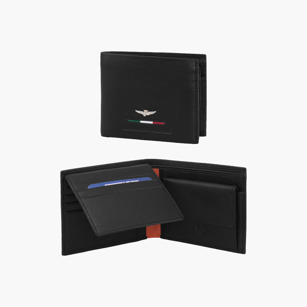 Portafoglio uomo con patta linea Fighter AM 152 - Pelletteria Domizio