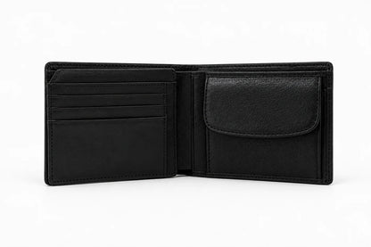 Portafoglio uomo Nannini Firenze 100% pelle - Nero - Pelletteria Domizio