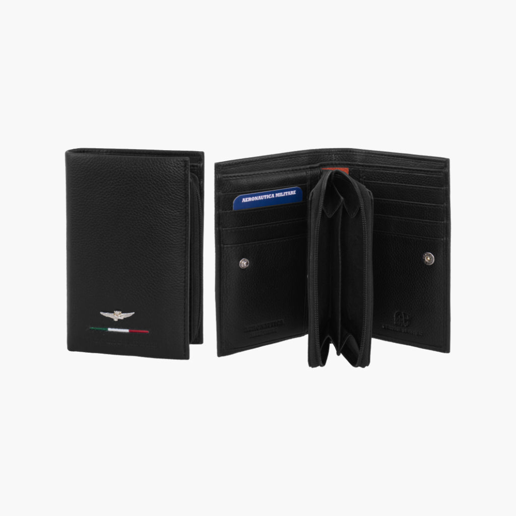 Portafoglio verticale linea Fighter AM 156 - Pelletteria Domizio