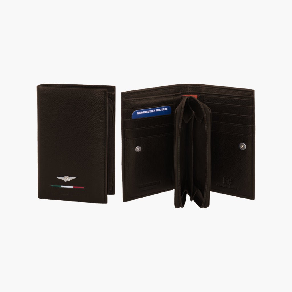 Portafoglio verticale linea Fighter AM 156 - Pelletteria Domizio
