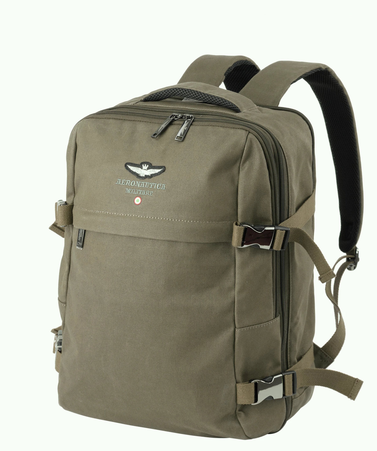 Zaino porta PC espandibile in canvas linea New City AM543 - Pelletteria Domizio