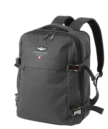 Zaino porta PC espandibile in canvas linea New City AM543 - Pelletteria Domizio