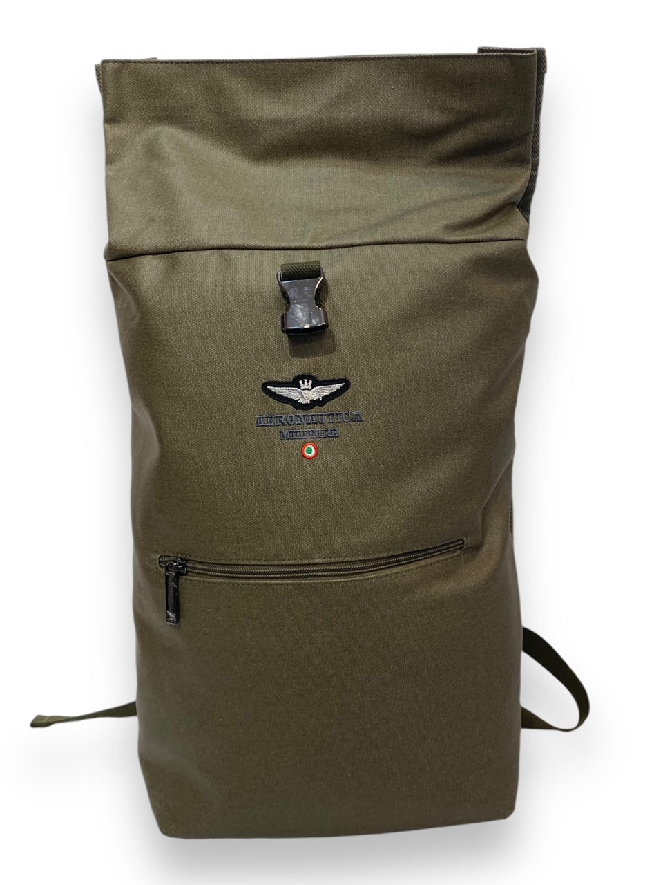 Zaino roll top in canvas linea New City - Pelletteria Domizio