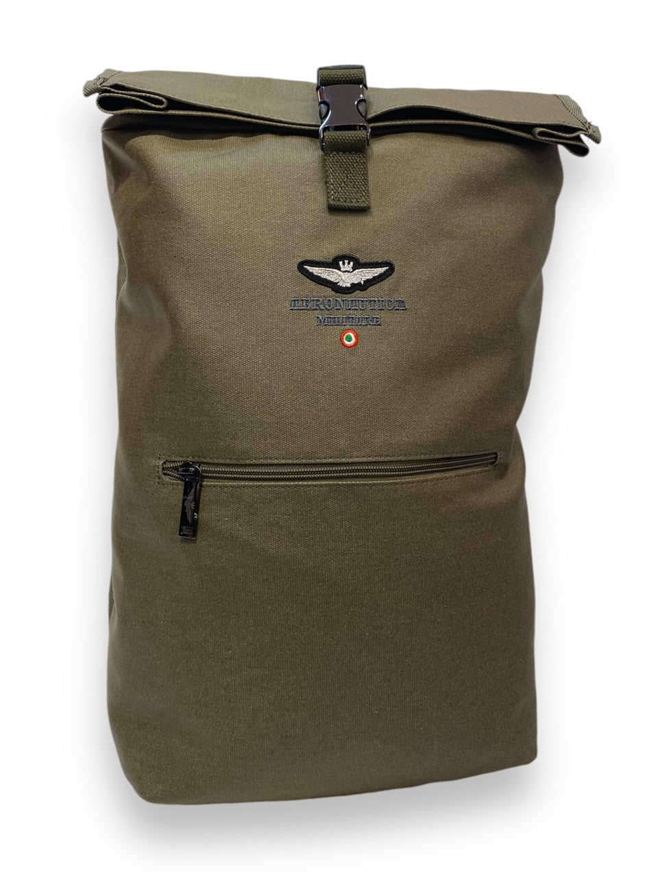 Zaino roll top in canvas linea New City - Pelletteria Domizio
