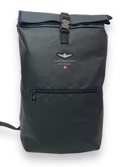 Zaino roll top in canvas linea New City - Pelletteria Domizio