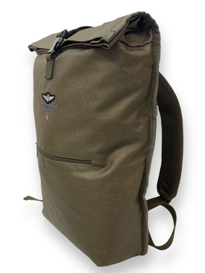 Zaino roll top in canvas linea New City - Pelletteria Domizio