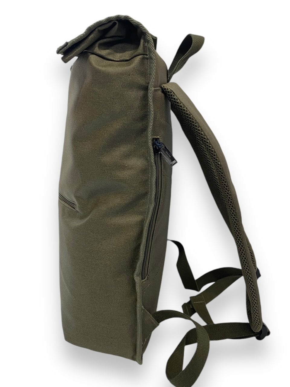 Zaino roll top in canvas linea New City - Pelletteria Domizio