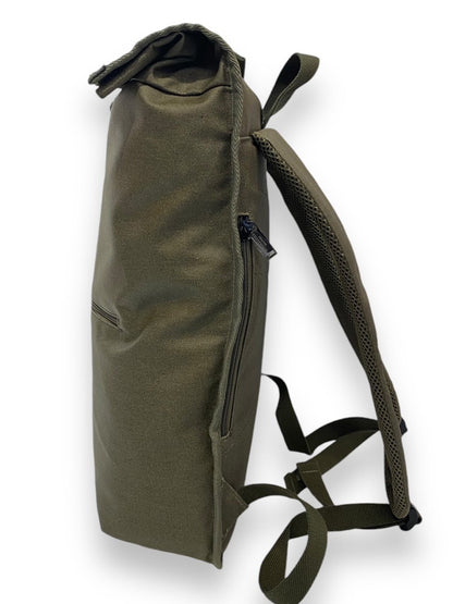 Zaino roll top in canvas linea New City - Pelletteria Domizio